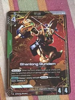 Gundam Card Game Newtype Rising Shenlong Gundam GD01-029 R+ Holo Foil Rare (ENG) - Image 1