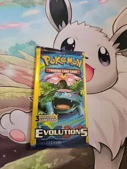 Pokemon XY Evolutions 3-Card Booster Pack New Factory Sealed Venusaur - Image 1