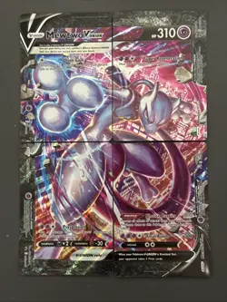 Pokemon Card Mewtwo V-Union SWSH159-SWSH162 Black Star Promo Set of 4 NM - Image 1