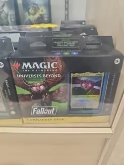 MTG Mutant Menace Universes Beyond: Fallout Commander Deck, English, Sealed - Image 1
