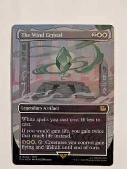 The Wind Crystal R0330 Foil (Borderless) Final Fantasy Magic the Gathering NM - Image 1