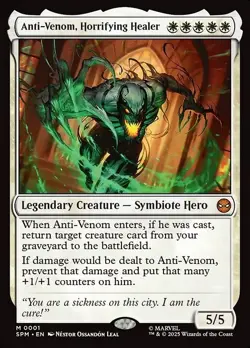 Anti-Venom, Horrifying Healer - Custom Deck Commander MTG. - Image 1
