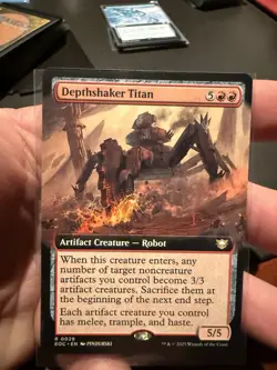 MTG Depthshaker Titan (Extended Art) Commander: Edge of Eternities Non-Foil 29 - Image 1