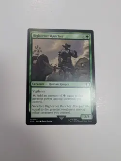 MTG - Bighorner Rancher - Fallout (PIP) NM/M Condition - Image 1