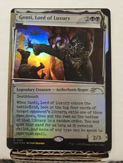 MTG Secret Lair: Gonti, Lord of Luxury 1566 FOIL Murders at Karlov Manor - NM - Image 1