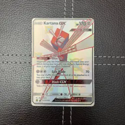 Pokemon TCG - Kartana GX - SV73/SV94 - Hidden Fates: Shiny Vault - NM Shiny Rare - Image 1