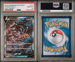 PSA 10 Pokemon 2022 Giratina V 111/100 Lost Abyss Full Art SWSH KOREAN GEM MINT - Image 3