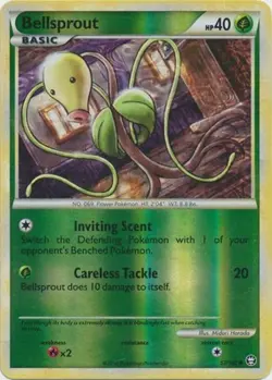 Pokemon - Bellsprout - 57/102 - Common - Reverse Holo - HS Triumphant - NM - Image 1