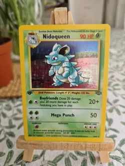 Nidoqueen Holo 7/64 Jungle 1999 Pokemon 1st Edition - Near Mint (2) - Image 1