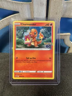 Charmander Cosmos Swirl Promo Pokemon Go Pokemon SWSH232 Sword & Shield Holo - Image 1