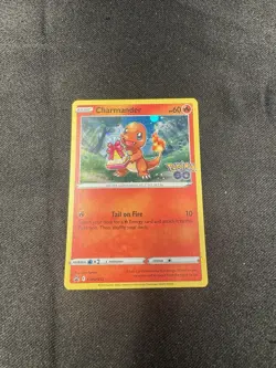 Charmander Cosmos Swirl Promo Pokemon Go Pokemon SWSH232 Sword & Shield Holo - Image 3