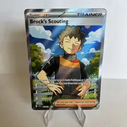 Brock's Scouting 179/159 Pokemon Journey Together NM Cond - Image 1