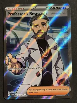 Professor's Research 241/198 Scarlet Violet Ultra Rare Full Art Holo Pokemon TCG - Image 1