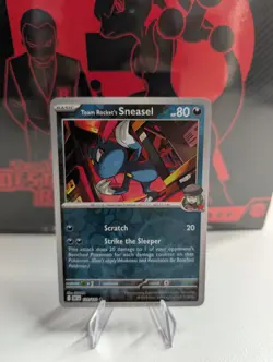 Pokemon TCG: Destined Rivals - Team Rockets Sneasel - 128/182 (Reverse Holo) - Image 1