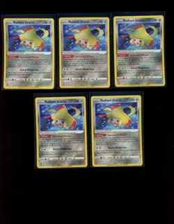 5x Pokemon TCG - Radiant Jirachi Rare - 120/195 - Silver Tempest - Image 1