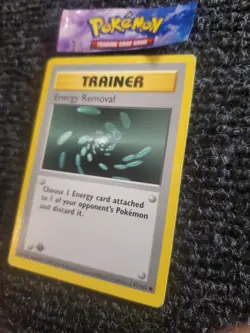 Energy Removal 92/102 - 1st Edition SHADOWLESS - Pokemon Base Set Trainer LP - Image 2