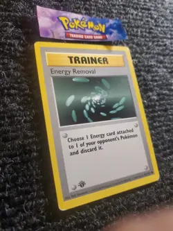 Energy Removal 92/102 - 1st Edition SHADOWLESS - Pokemon Base Set Trainer LP - Image 3