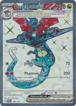 NM-Mint, English - 1 x Pokemon Dragapult ex - 200/167 - Ultra Rare Scarlet & Vio - Image 1