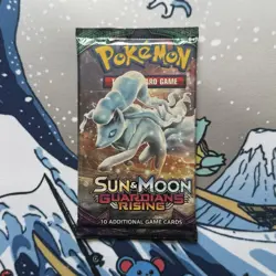 Pokemon Guardians Rising Sealed Booster Pack - Alolan Ninetales art - Image 1