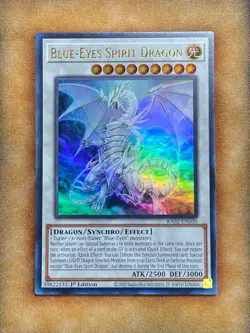 Yugioh Blue-Eyes Spirit Dragon RA02-EN030 Ultra Rare 1st Ed NM - Image 1
