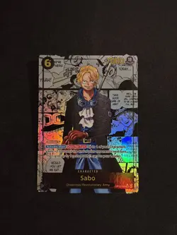 OP13-120 Sabo SEC Manga Rare (Super Alternate Art) One Piece Card Game English - Image 1