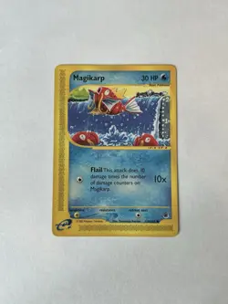 Pokemon Magikarp Card 118/165 Expedition Base Set, Regular Common, Vintage - Image 1