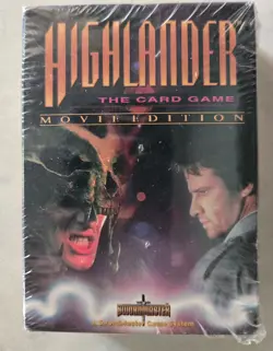 HIGHLANDER The Card Game MOVIE EDITION Starter Deck 1996 Swordmaster New SEALED - Image 1