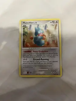 Pokemon TCG Munchlax 70/111 Rising Rivals Non Holo Good Condition - Image 1