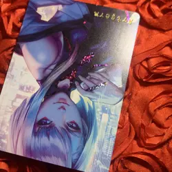 Lucyna Kushinada Cyberpunk: Edgerunners ACG Art Blossom HOLO Anime Waifu Card - Image 3
