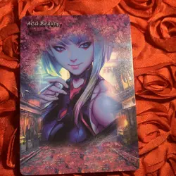 Lucyna Kushinada Cyberpunk: Edgerunners ACG Art Blossom HOLO Anime Waifu Card - Image 4