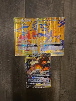 3x Tag Team Jumbo Pokemon Card Lot - Image 1