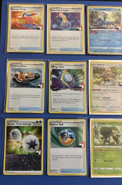 Pokemon Prize Pack Series Lot of 15 Stamped ALL HOLO Cards - Swirl Energy Cards - Image 2