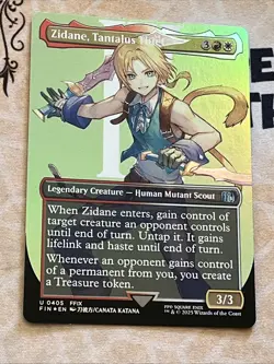 Final Fantasy Borderless Foil Character Lot 9x Cards All N/M (Tifa, Aerith,) - Image 2
