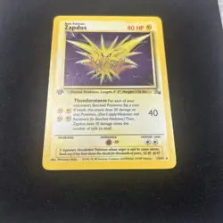 Pokemon TCG Zapdos Holo Rare Card 16/102 Base Set 1st Edition NM - Image 4