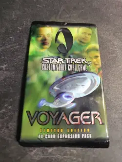 Star Trek CCG Voyager Booster Pack NEW Collectible Trading Card Game TCG - Image 1
