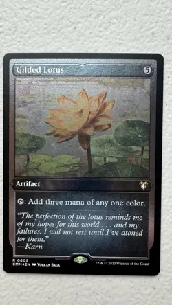 Gilded Lotus (Foil Etched) Commander Masters NM Etched Foil - Image 1