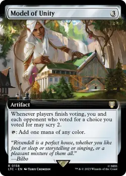 MTG - Model of Unity - Extended Art - Lord of the Rings - Magic the Gathering - Image 1