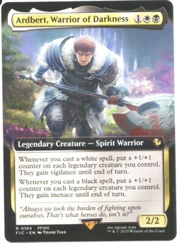 MTG - Ardbert, Warrior of Darkness - Final Fantasy FIC - 164 - English - NM - Image 1