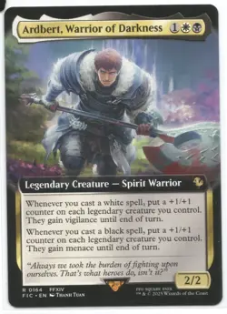 MTG - Ardbert, Warrior of Darkness - Final Fantasy FIC - 164 - English - NM - Image 2
