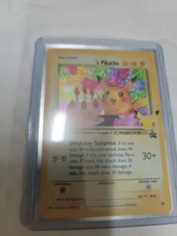 Birthday Pikachu 25th Anniversary Pokemon Celebrations Classic 24 WOTC Promo NM - Image 2