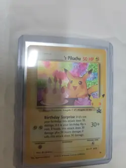 Birthday Pikachu 25th Anniversary Pokemon Celebrations Classic 24 WOTC Promo NM - Image 4
