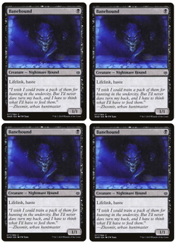 MTG - 4 x Banehound (Playset) - Lifelink, Haste - War of the Spark (WAR) M/NM - Image 1
