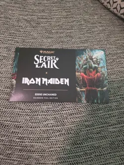 Iron Maiden: Album Art Secret Lair FOIL Sealed IN HAND Eddie Unchained - Image 1