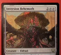 MTG, MAGIC: INVERSION BEHEMOTH, 0034, RARE , REGULAR FINISH, M3C - Image 2