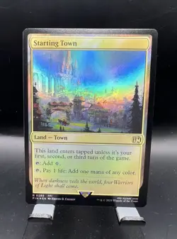 Starting Town R 0289 Land Final Fantasy Mtg Near Mint Foil - Image 1