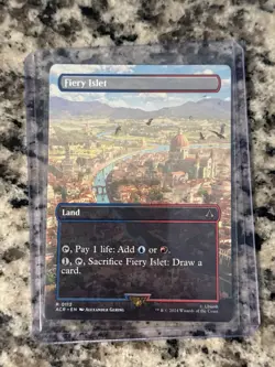 1x Fiery Islet Borderless NM/M ACR MTG Magic the Gathering - Image 1