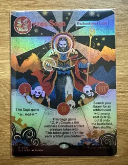 Magic the Gathering Secret Lair Encyclopedia Of Magic FOIL Urza’s Saga - Image 1