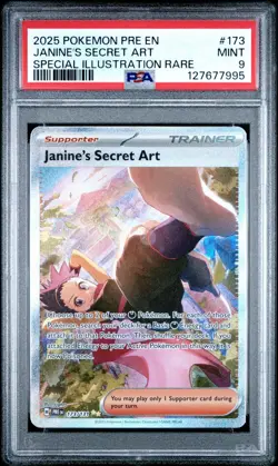 Pokemon TCG - Janine's Secret Art 173/131 - Prismatic Evolutions - PSA 9 - Image 1