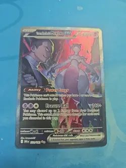 Pokemon TCG Team Rockets Mewtwo EX Sir Destined Rivals Card 231/182 NICE!! MINT - Image 1