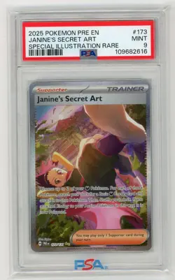 Pokemon TCG - Janine's Secret Art 173/131 - Prismatic Evolutions - PSA 9 - Image 1